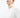 Relaxed Sheer Overlay Blouse – White