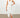 Draped Wrap Midi Dress with Floral Detail – White