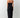 Draped Satin Midi Skirt – Black