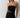 Draped Satin Midi Skirt – Black