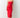 Draped Satin Midi Skirt – Red