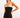 Dual Tone Strap Dress – Black
