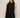 Black Drape Neck Blouse
