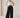 Black Pleated Wide-Leg Trousers