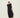 Black Draped Top & Skirt Set