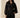 Black Sheer Ruffle Blouse