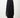 Elegant Pleated Cape Dress – Black