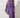 Elegant Pleated Cape Dress – Prune
