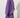 Elegant Pleated Cape Dress – Purple
