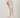 Elegant Pleated Cape Dress – Beige