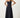 Celeste Black Midi Dress