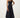 Celeste Black Midi Dress