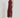 Structured One-Shoulder Midi Dress Burgundy