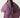 Elegant Draped Cape Dress – Purple