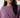 Elegant Draped Cape Dress – Purple