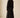 Black Structured Wrap Midi Dress