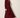 Burgundy Structured Wrap Midi Dress