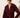 Burgundy Structured Wrap Midi Dress