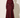 Burgundy Structured Wrap Midi Dress