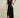 Black Drape Midi Dress