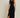 Black Drape Midi Dress