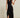 Black Drape Midi Dress