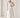 Cream Rose Detail Midi Dress