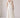 Cream Rose Detail Midi Dress