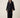 Black Cape Blazer Set