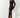 Black Sheer Overlay Midi Skirt