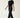 Black High-Waisted Straight-Leg Trousers
