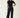 Black High-Waisted Straight-Leg Trousers