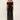 Off-Shoulder Fringe Sequin Gown in Black