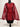 waisted organza overlay crimson