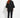 lace shawl-collar jacket — back