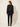 kiti black floral jacket — back