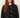 kiti black floral jacket — lace detail
