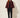 Linda Burgundy Black Jacket – front view