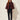 Linda Burgundy Black Jacket – front view