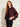 Linda Burgundy Black Jacket – three-quarter view