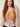 Tria Orange Bold-Floral Top – floral jacquard detail