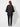 black quilted leaf jacket — back