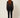 Kaj Black sheer organza bomber jacket - model back