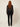 Kaj Black sheer organza bomber jacket - model back