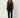 Kaj Black sheer organza bomber jacket - model front