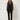 Kaj Black sheer organza bomber jacket - model front