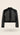 Kaj Black sheer organza bomber jacket - real back