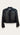 Kaj Black sheer organza bomber jacket - real front