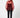 waisted organza overlay crimson — back