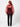 waisted organza overlay crimson — back